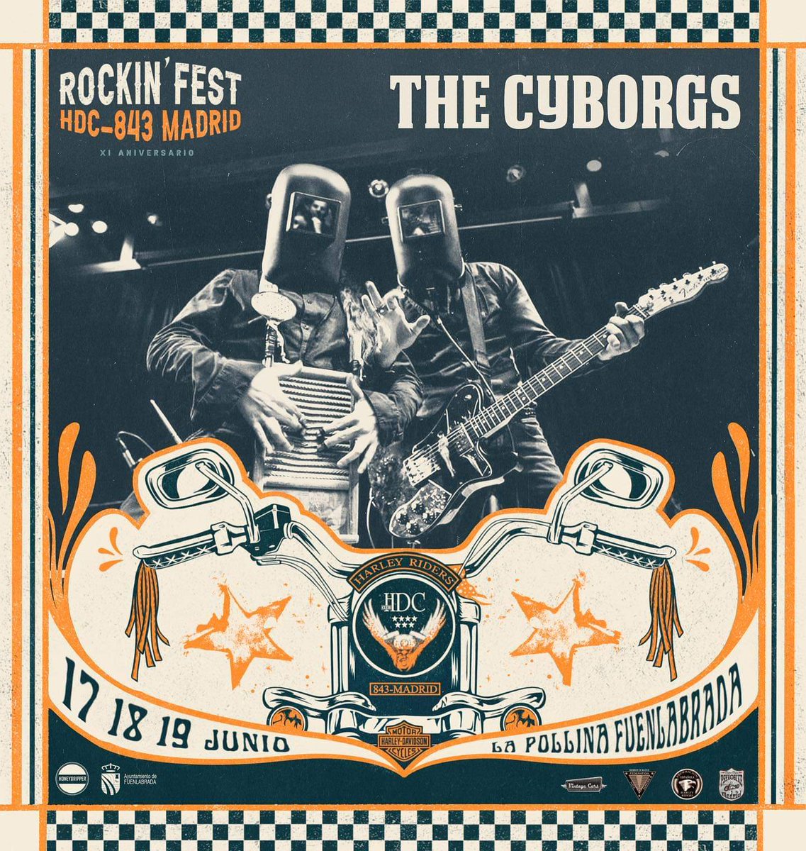 HDC843Madrid's tweet photo. Aquí tenéis algunos de los grupos que nos harán bailar y disfrutar este año en el #ROCKINFEST2022 #hdc843madrid y #honeydripper https://t.co/48CFEfQq4G