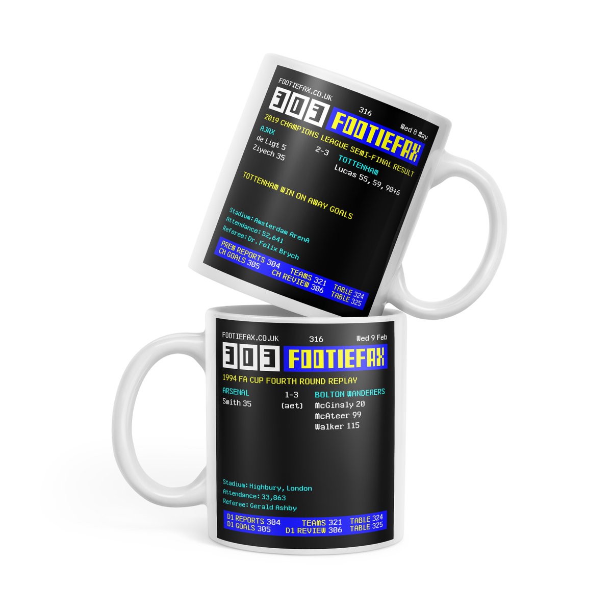 Request any <a href="/FootieFax/">FootieFax</a> result you like using our request a match product!

Request your custom mug today > theterracestore.com/collections/fo…

Retweet, we have one to give away!