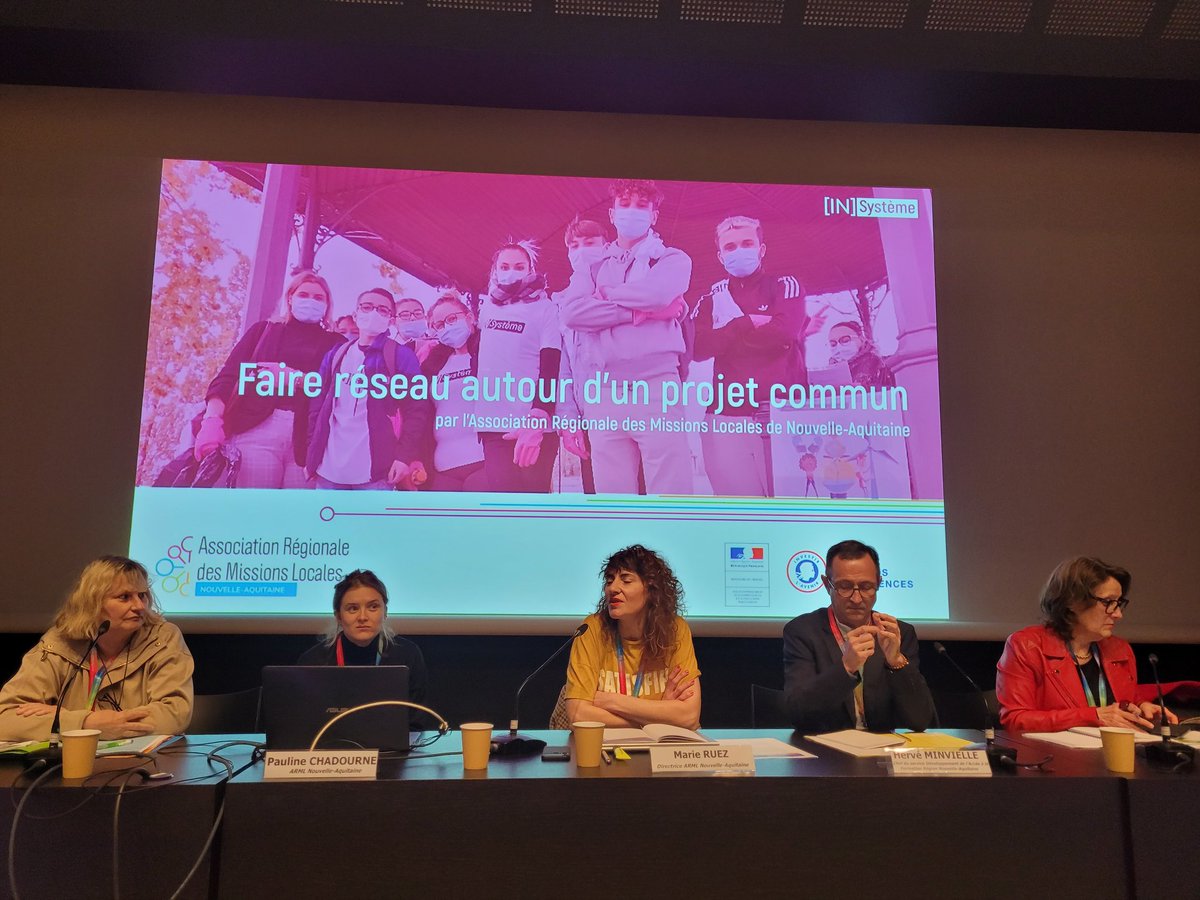 ARML_NAquitaine's tweet photo. [Innovations locales] #insysteme le projet du réseau régional des #MissionsLocales @NvelleAquitaine L'heure est au bilan d'impact de l'appel à projet repérer mobiliser
Expérimenter collectivement la desinstitutionnalisation de notre approche des jeunes https://t.co/8y3i3fGDq5
