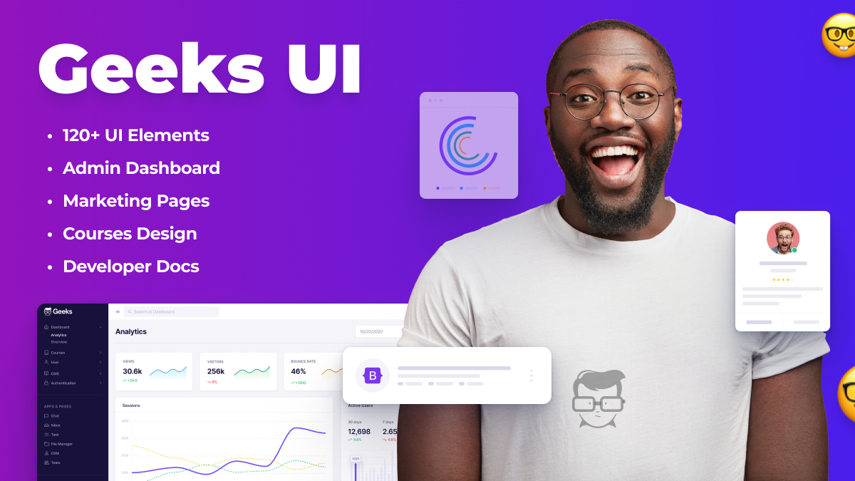 getcodescandy's tweet photo. Geeks React UI - Admin dashboard &amp; landing page &amp; courses.

#tech #JavaScript #Python #code #DevOps #fullstackdevelopment  #SEO #freelancer #engineer #FrontEnd #DevOps #webdesign #webdev #developer #UK #ReactJS #Serverless #100DaysofCode #CodeNewbies

https://t.co/WOi2LG3oN5 https://t.co/sAYqDrTAgP