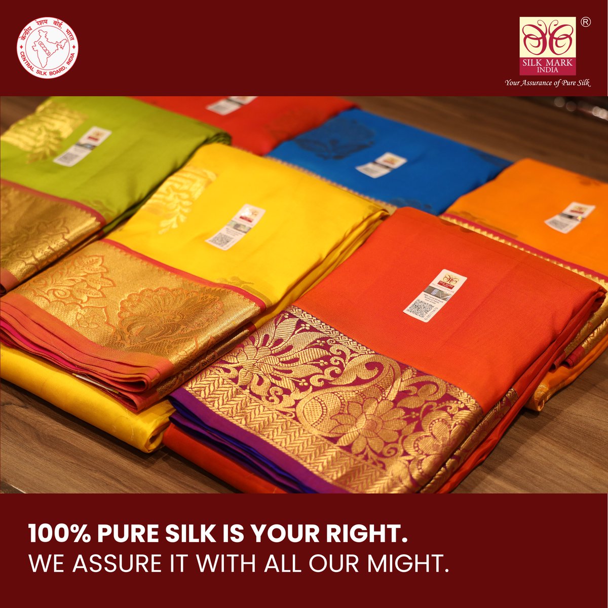 Silk Mark on Twitter "Silk Mark is here to ensure you 100 pure silks