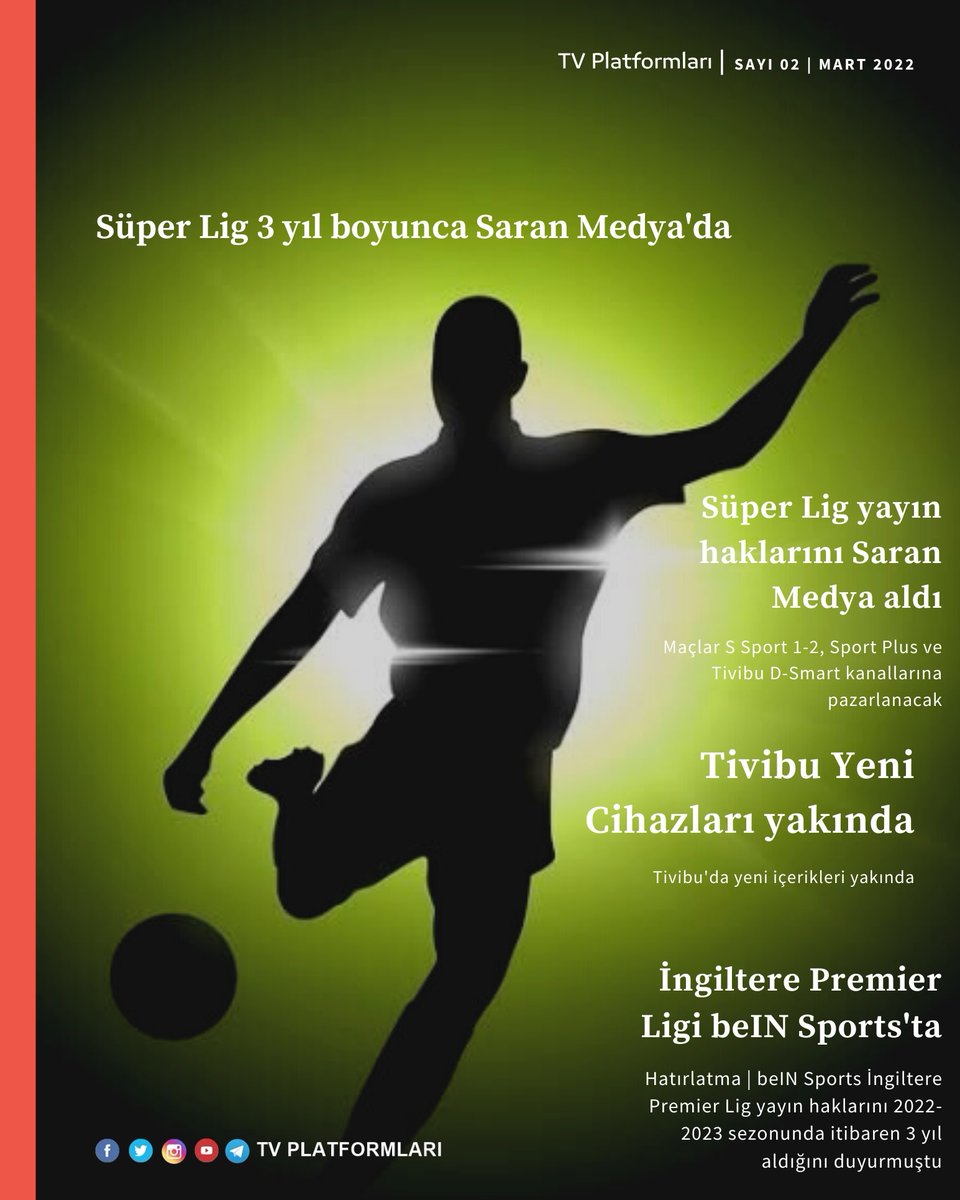 Süper Lig yayın haklarını satın alan Saran Medya 'ya hayırlı olsun

Türkiye Süper Lig yayın haklarını 3 yıl boyunca Saran Medya aldı.<a href="/ssporttr/">S Sport</a>