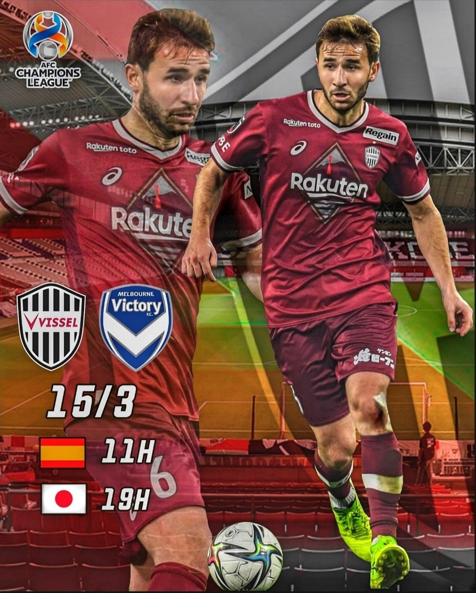 ssamperfans's tweet photo. ¡ACL!💥 El Vissel Kobe juega mañana a las 11h (🇪🇦🕚) contra el Melbourne Victory FC en el Kobe City Misaki Park Stadium. ¡Vamos a por la clasificación! 🔥💪 #visselkobe #kobeforeverforward #vamosvissel #sergisamper #acl #roadtoacl https://t.co/xNPw2RdufX