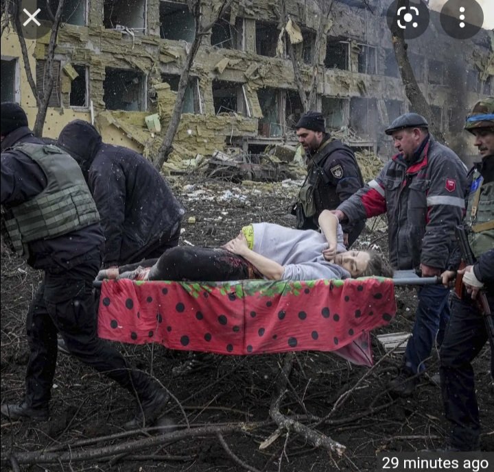 #PutinCoward...
    she and her newborn did not survive...
#WorldLeadersStopPutinNOW!!!
#PutinsWar #PutinLies 
#PutinWarCriminal