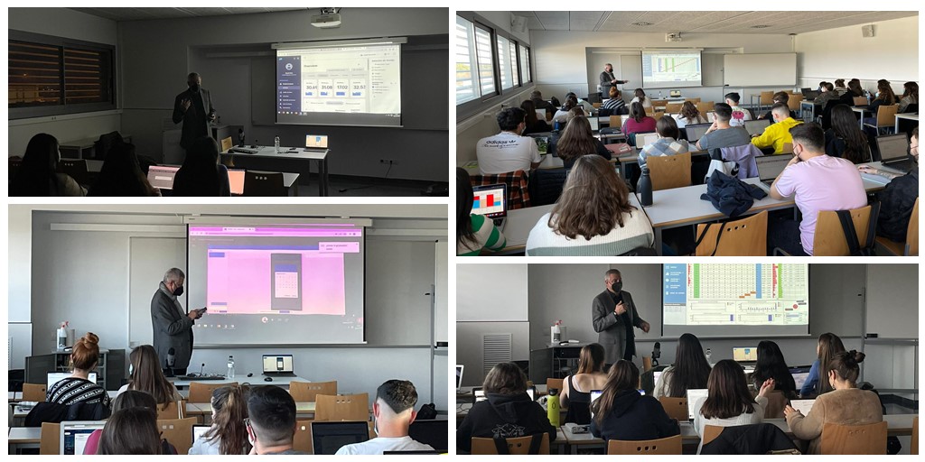 AgrifoodAT's tweet photo. Fa dues setmanes vam realitzar una presentació per la @UdL_info de la solució Porcitec als alumnes de Veterinària en la seva assignatura de Producció Animal.
Agrair la vostra confiança amb nosaltres i que ens doneu la possibilitat de participar amb aquestes sessions de formació. https://t.co/f5ygVGGw2m