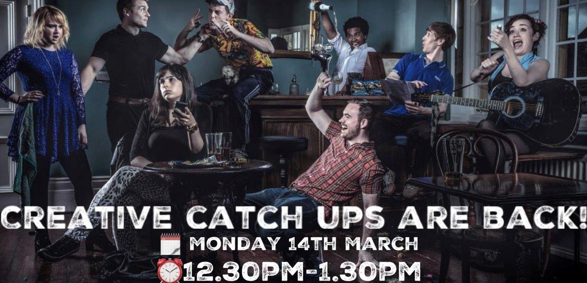NotTooTame's tweet photo. 🚨Our #NTTCreativeCatchUp is TODAY!🚨
We're meeting this afternoon and here's all the info you need:
⏰12.30-1.30
🔗https://t.co/q54Z2RJtiZ
All #Warrington and #NorthWest artists welcome!
See ya there 😎
#Actor #Writer #Producer #Director #Designer #LunchBreak #Theatre https://t.co/b0oyvs71Hq