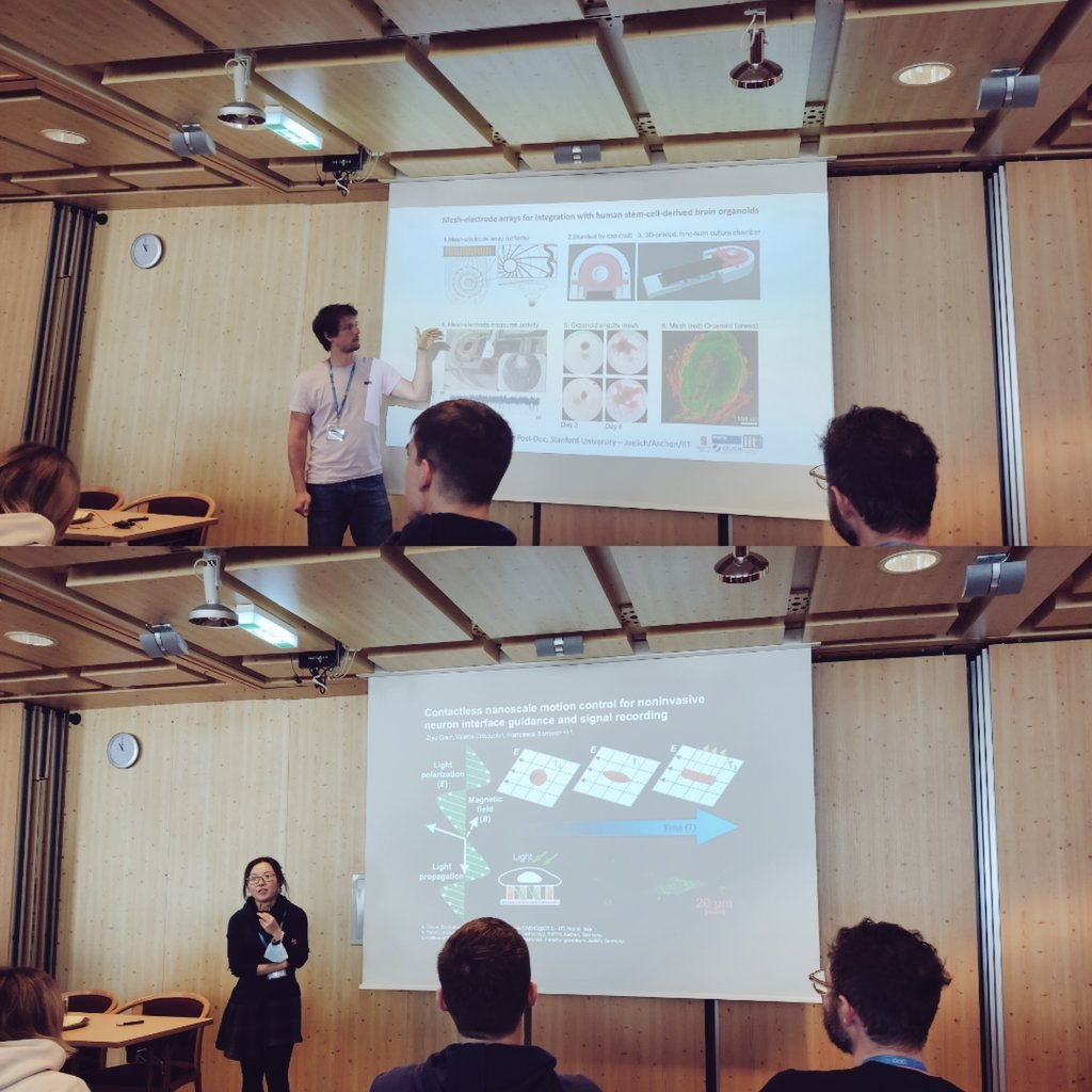Very interesting contributions to BIOEL, the
International Winterschool on Bioelectronics!
Good job <a href="/gumuyueer/">Ziyu Gao</a>  and <a href="/CsabaForro1/">Csaba Forro</a> ! 👏👏👏👏👏👏