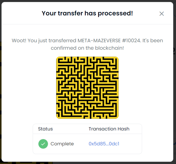 metamazeverse's tweet photo. @Loopy1777 :  Hearty Congratulations!! You are the winner of MetaMazeverse #10024🚀🚀

Check your wallet and enjoy the gift 🎁🎁

Welcome to MetaMazeverse Family!!! 🔥🔥🔥

#NFTCommunity #NFTGiveaways https://t.co/6t5u0Jiv1A