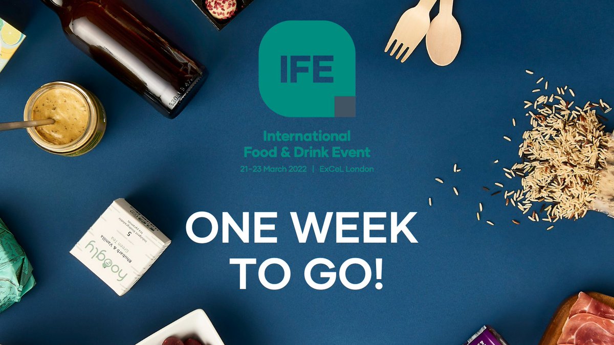 IFE_Event's tweet photo. 1 week to go until we return to @ExCeLLondon for the first time in 3 years for product discovery, inspiration and face-to-face networking. Expect to experience product innovation from around the world & find taste bud tingling brands to boost revenue; https://t.co/Nrk7wTWHmw https://t.co/93nH9nUhMR