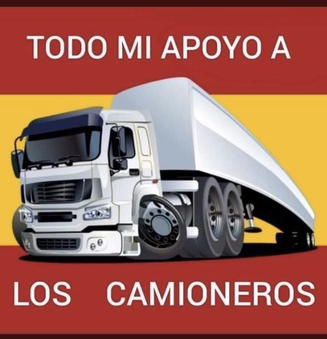 No nos faltó de nada en la pandemia. Trabajaron sin parar. Ahora tenemos que estar con ellos. Nos afecta a TODOS!!  #HuelgaTransporte