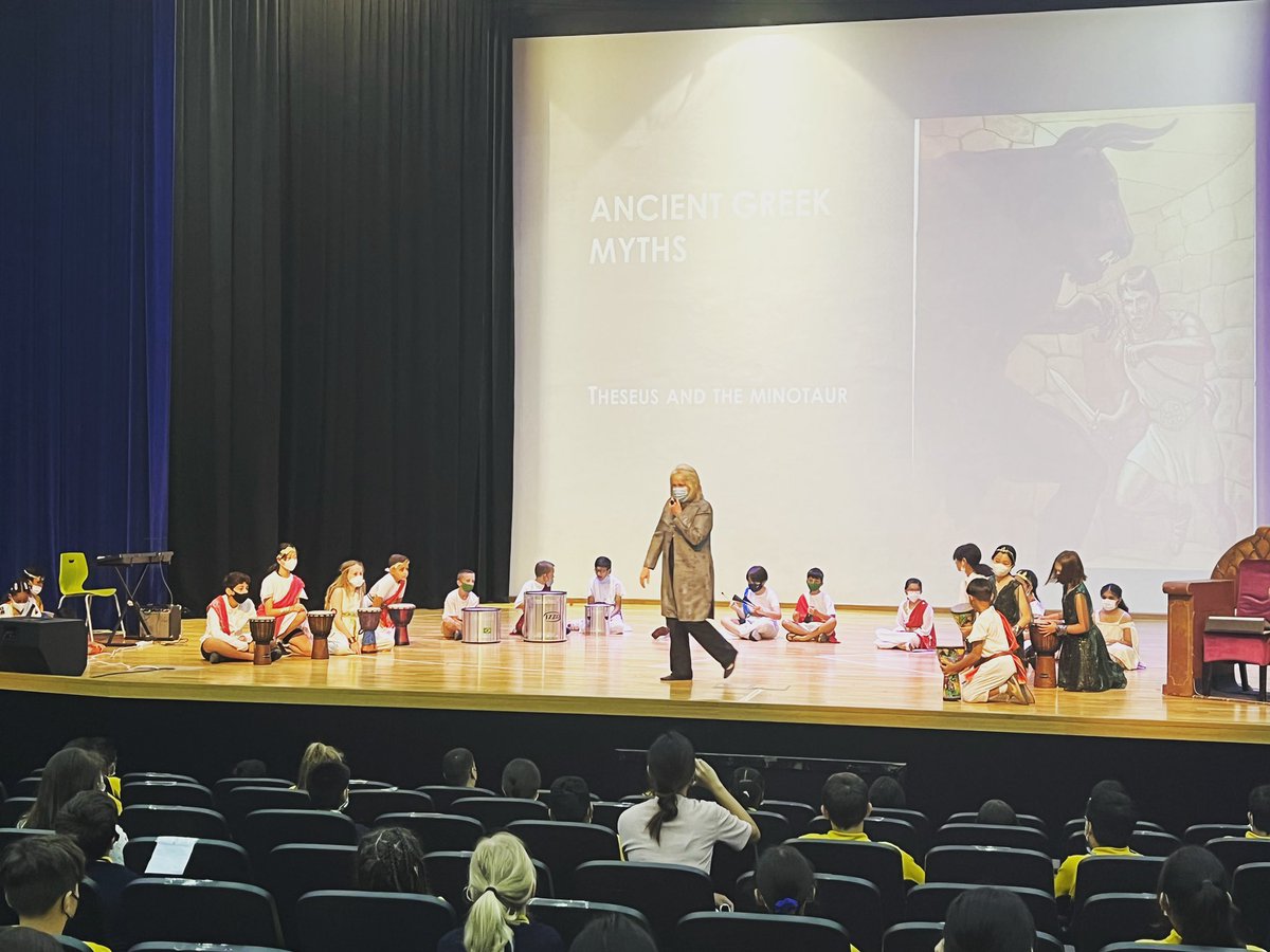 AmityADPrimary's tweet photo. As part of Year 5’s assembly this morning, we were treated to a samba band performance with the help of Ms Nevann 💃🕺🏽#rhythmisgoingtogetyou #performersinthemaking #amityadprimary https://t.co/XLoj3WhOSM