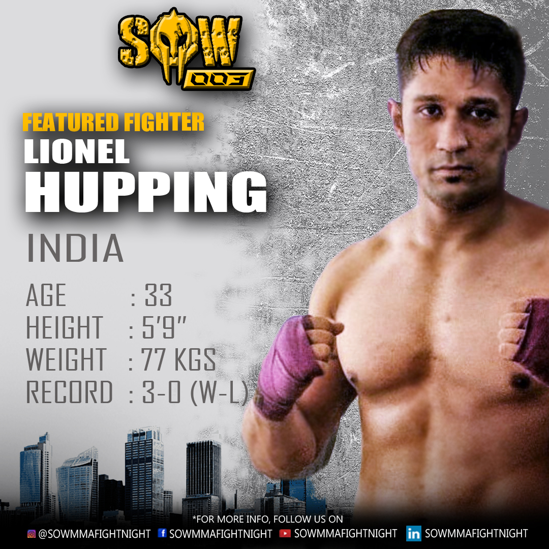 SOWFightNight's tweet photo. FIGHTER ANNOUNCEMENT | Lionel Hupping (@lionelhupping )
We're BACK with another major announcement with Lionel Hupping making his SOW debut in our upcoming event. He is a pro MMA fighter out of West Bengal who has a pro record of 3 wins and 0 losses, all via 1st round finishes. https://t.co/rQD2eZPO1y