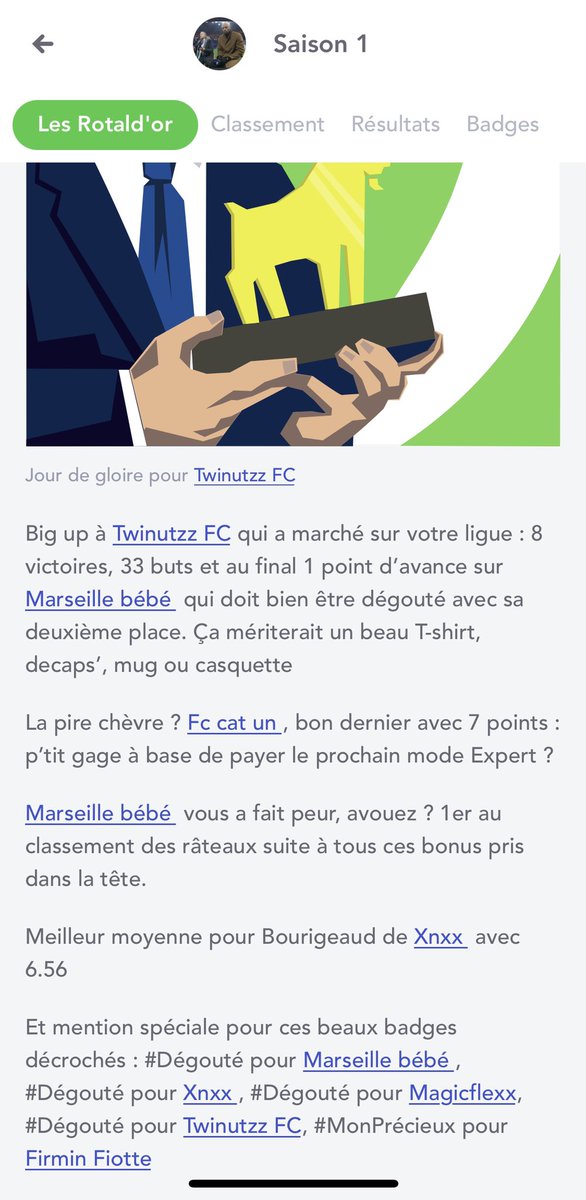 Firmin_Gaming's tweet photo. @yassone91 @ossian91 @flogyox91 @guesko91 @Mat_dclwrt @FlexxMagic Victoire de @Mat_dclwrt (il est gay) bravo à lui ! https://t.co/YpRQdK3bvp