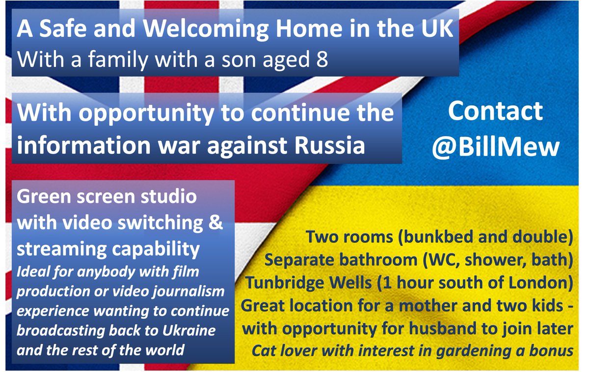 BillMew's tweet photo. Offering a warm welcome to the UK for a Ukrainian family - 🇺🇦🇬🇧

@dez_blanchfield @NevilleGaunt @AkwyZ @DT @NigelTozer @IanMCalvert @imoyse @NeilCattermull @fogle_shane @pettet50 @dcallahan2 @rwang0 @cybergeekgirl @PVynckier @askquantum @DigitalColmer @PhilipIngMBE @efeatherston https://t.co/uMm68IcpVe