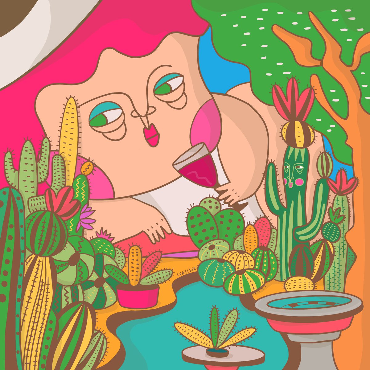 Isatisse1's tweet photo. 💪🏻🌵Life is like a cactus, thorny but beautiful. 💪🏻🌵
#positivity #illustration #art #artist #ArtistOnTwitter #GardenersWorld #WomeninNFTs #procreateart #digitalart #Procreate https://t.co/Hq0Ocz3zIW