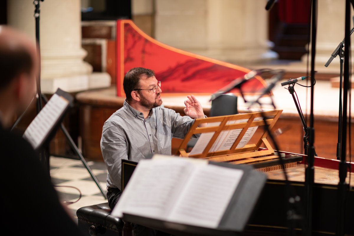 resonusclassics's tweet photo. Here's a glimpse from a recent recording session we did with the inspirational Orchestra of the Age of Enlightenment @theoae and harpsichordist @devinemusicman Steven Devine. Watch this space for more on this exciting project! #jsbach #stjohnssmithsquare https://t.co/j3UFl1GzxJ