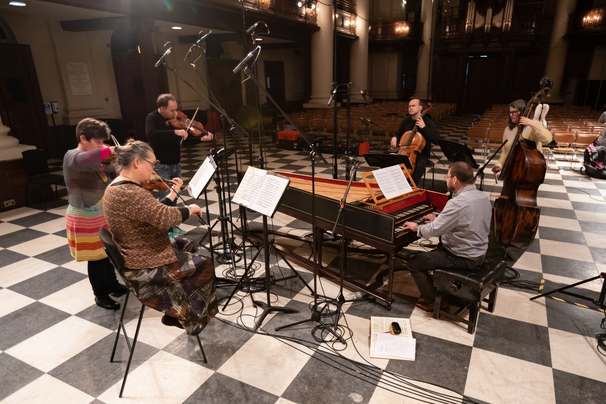 resonusclassics's tweet photo. Here's a glimpse from a recent recording session we did with the inspirational Orchestra of the Age of Enlightenment @theoae and harpsichordist @devinemusicman Steven Devine. Watch this space for more on this exciting project! #jsbach #stjohnssmithsquare https://t.co/j3UFl1GzxJ