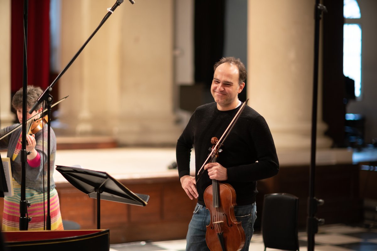 resonusclassics's tweet photo. Here's a glimpse from a recent recording session we did with the inspirational Orchestra of the Age of Enlightenment @theoae and harpsichordist @devinemusicman Steven Devine. Watch this space for more on this exciting project! #jsbach #stjohnssmithsquare https://t.co/j3UFl1GzxJ