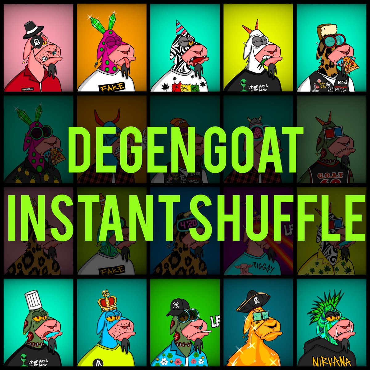 Degen G.O.A.T | ALGO NFT tweet media