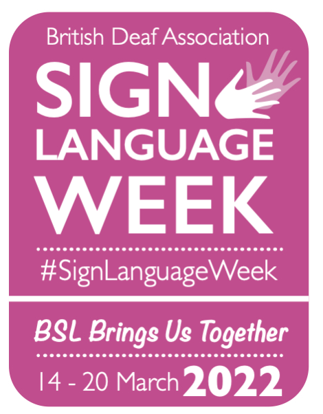 BDA_Deaf's tweet photo. Happy #SignLanguageWeek 2022! 👋👋

Have you always wanted to learn about #BritishSignLanguage and the #Deaf community? 

Then sign up at https://t.co/QVPFnYPjeo to receive daily emails with a #BSL lesson, fascinating facts and exclusive messages from our #SLW2022 ambassadors! https://t.co/vRQjwZtz6q