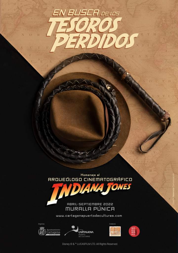 Newrona_Com's tweet photo. Nueva exposición de Cartagena @PuertodeCultura 'En busca de los tesoros perdidos'. Una muestra que recoge artículos de coleccionista de la saga Indiana Jones y en la que rendimos homenaje al arqueólogo cinematográfico y sus iconos más reconocibles.

#Cine #arqueología #Cartagena https://t.co/YTb3sGgZ8B