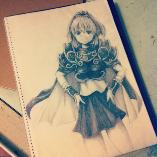 10年ぶりに魔導アーマー描いた 