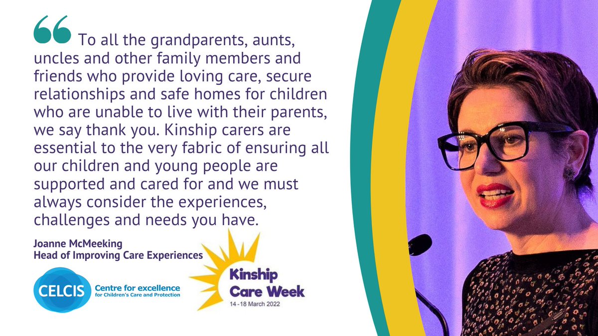 Kinship Care Week celebrates the role of kinship families across Scotland. It is so important that we recognise and understand the valuable role kinship carers play in families by providing safe and loving care that enables children to grow and thrive.  #KinshipWeekScot