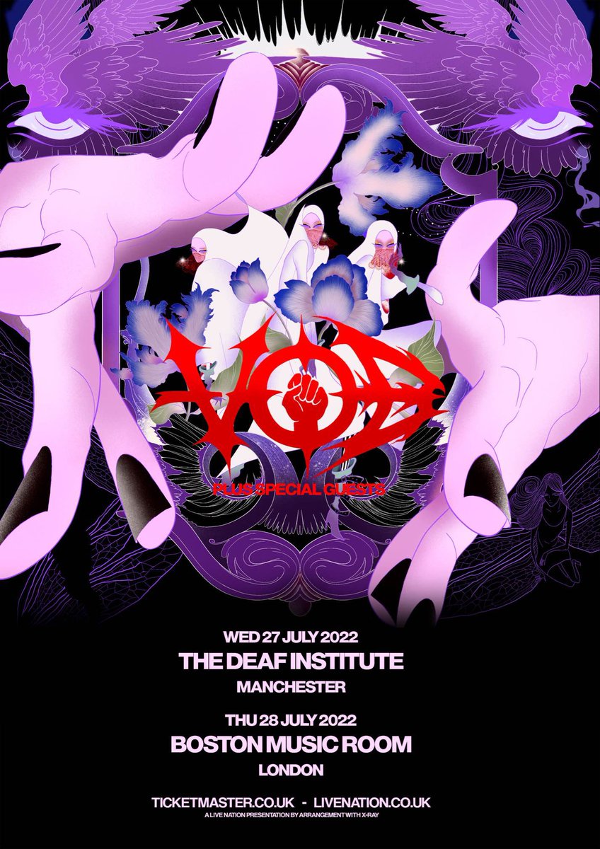 UK‼️🇬🇧
 
Have your cups of tea and scones ready because we’ll be playing Manchester at the <a href="/deafinstitute/">The Deaf Institute</a> on July 27 and @bostonmusicroom in London on July 28! 🔥
 
Tickets on sale starting this Wednesday, March 16, from livenation.uk/leeZ30se7Kp.
 
#VOB
#VoiceOfBaceprot