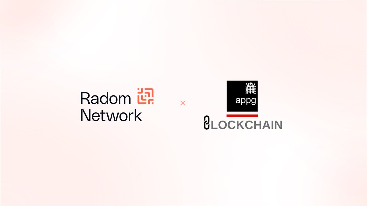 @RadomNetwork Joins the All-Party Parliamentary Group on Blockchain <a href="/appg_blockchain/">APPG Blockchain</a>

@RadomNetwork CEO and Founder, Chris Wilson, will be taking on a position as an Advisor. 

Read more here:
radom.network/blog/radom-net…