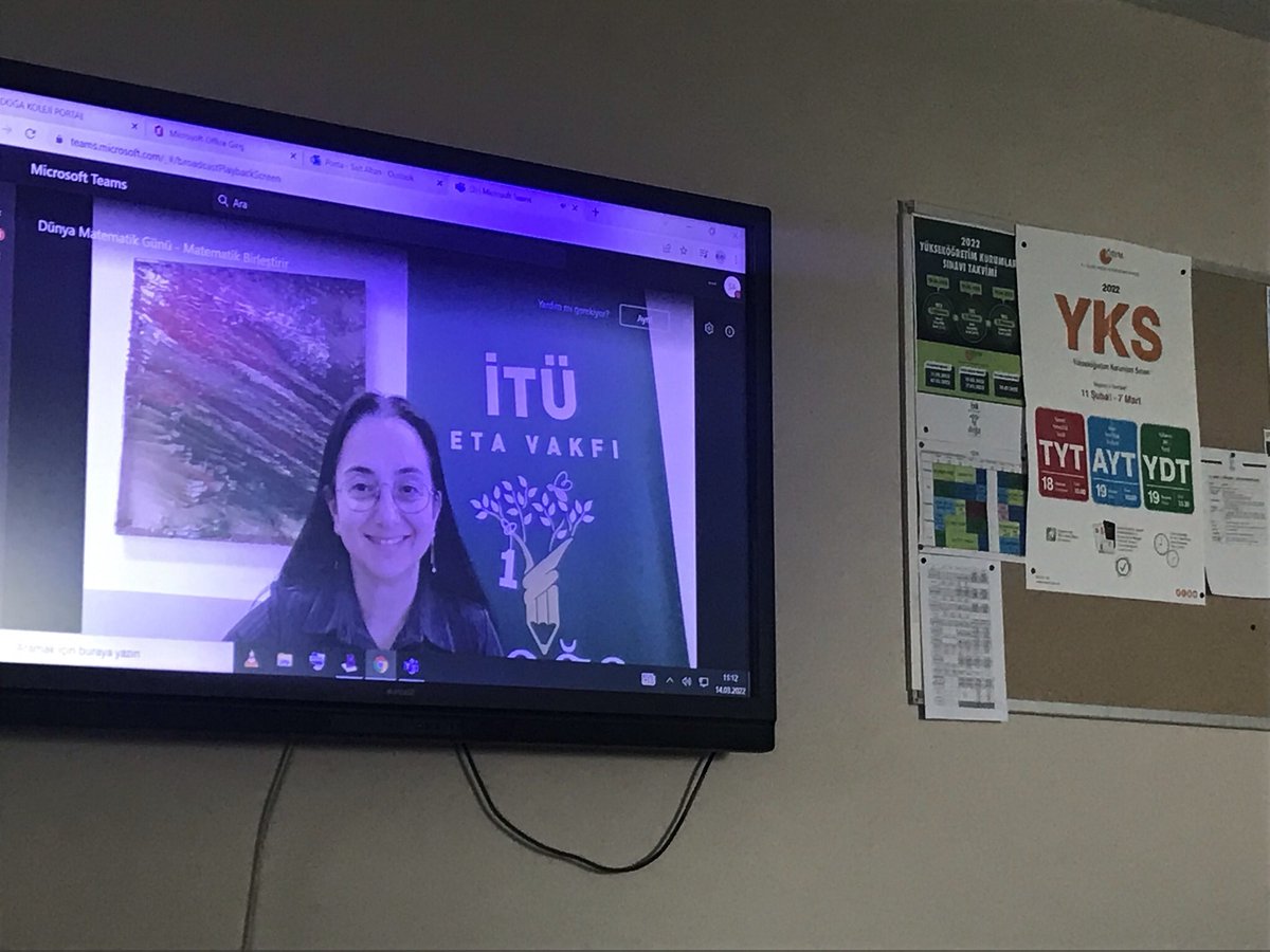 Brhngnrsln's tweet photo. Lise Matematik Zümremizin @Azrafraarzu1  düzenlediği “Matematik Birleştirir” temalı 14 Mart  Dünya Matematik Günü etkinliğine @CevizlibagDoga ‘da tüm sınıflarımızda katılım sağladık. #PiGünü @dilekztemelerka @siyahhan_nurdan @serdar___1907 https://t.co/k03Z7PQXde
