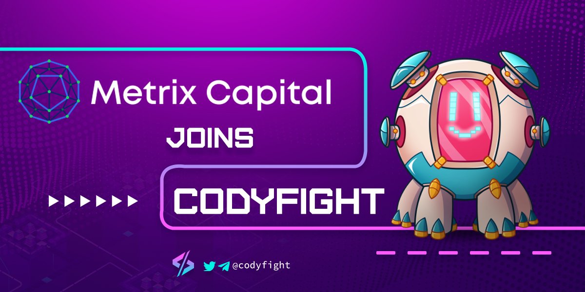 codyfight's tweet photo. We are happy to announce @metrix_capital as our latest partners β£οΈ
#MetrixCapital is a global investment and advisory firm that connects entities and individuals so that everyone can benefit! π
Welcome aboard! π
#Metaverse #NFT #gaming #NFTgame #blockchain #NFTs $CTOK https://t.co/heYdN0SEif