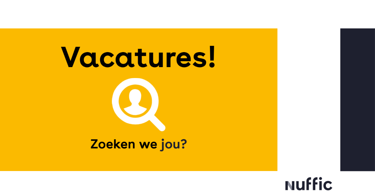 Nuffic's tweet photo. 📣 Wil jij een bijdrage leveren aan #internationalisering van het #onderwijs en ben jij toe aan een nieuwe uitdaging? 
👀 Bekijk onze #vacatures! Bijvoorbeeld #programmabeheerder bij @ErasmusplusNL.
Solliciteer direct➡️https://t.co/ykVXcNWWuq

Word jij onze nieuwe collega?😃 https://t.co/RomxBOjOcx