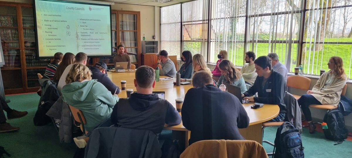 Great to have <a href="/PurdueAg/">Purdue Agriculture</a> <a href="/LifeAtPurdue/">Purdue University</a> in @NUIGalwayRural @nuigalway this morning learning all about Rural Ireland!! <a href="/edtechne/">School of Education, University of Galway</a> @ShaneConwayNUIG <a href="/B_Len3/">Brian Leonard</a>