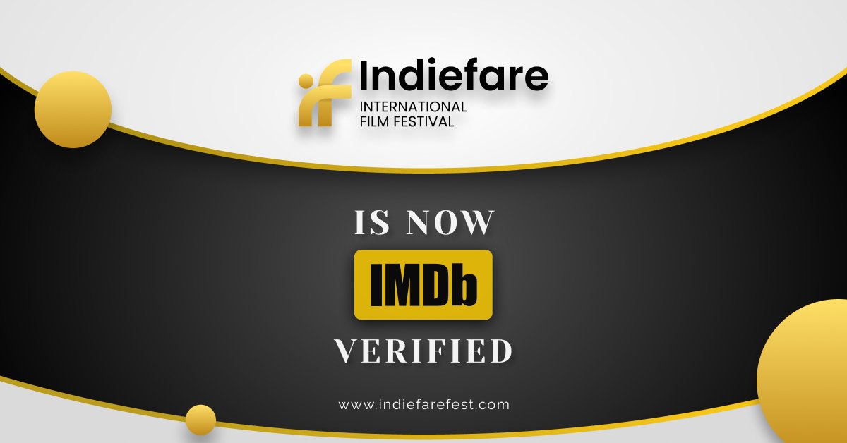 indiefare's tweet photo. We are extremely proud and honored that Indiefare International Film Festival is now IMDb Verified !!
Thank you all for your continuous support 🙏 

#indiefilm #SupportIndieFilm #imdb #imdbverified #films #filmfestival https://t.co/KYh5Z49UOX
