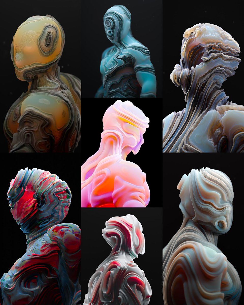 Bonkstraa's tweet photo. These are 100% some of my best pieces💯 #digitalart #Blender3d https://t.co/yhCfmRnrvy