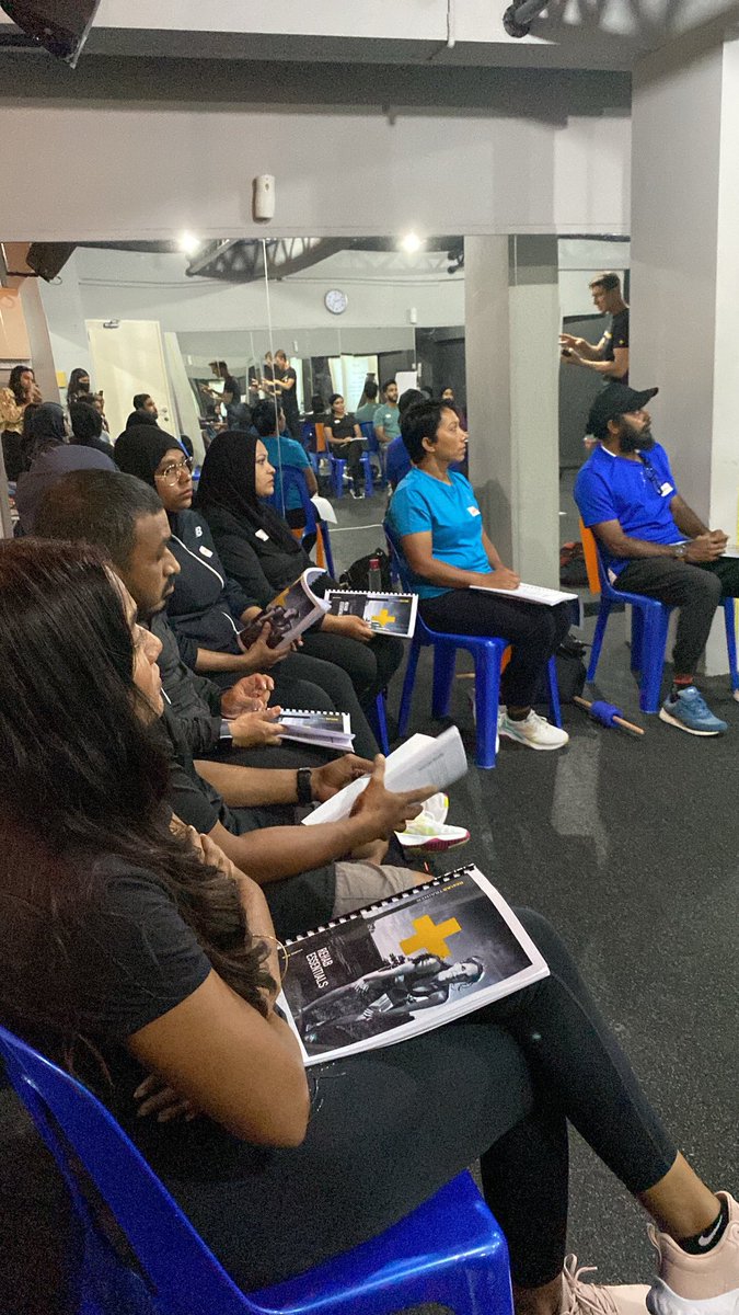 aishwajyh's tweet photo. Essential Rehab training for our New batch of personal trainers By Australian sports physiotherapist & Rehab Educator Ulrik Larsen. On going éducation & providing a good service to our members is always what I strive for.@heatmv #HeatMovement #TeamHeat #Heatpt #forafitternation https://t.co/iAJ3S92Nzg