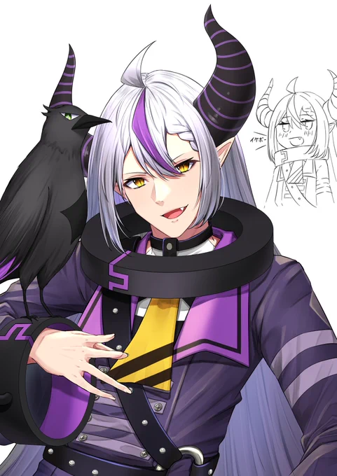 イケボラプ様を盛りに盛ってみた

#Laplus_Artdesu 