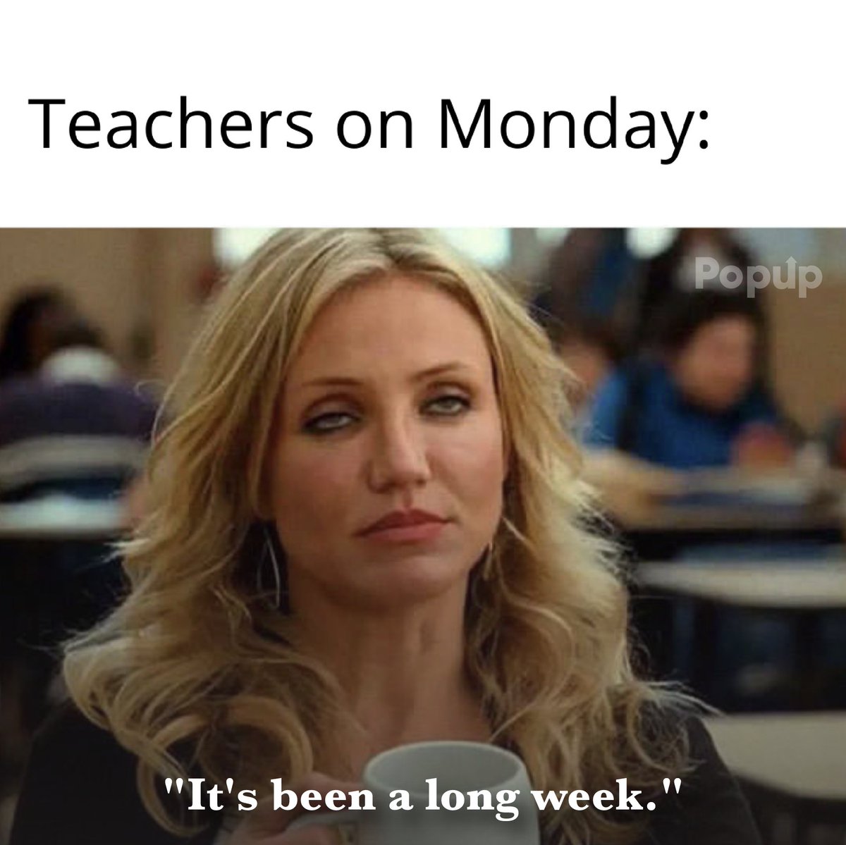 SchoolPopup's tweet image. On this Monday (and quite frankly every Monday), we wish all teachers a happy and easy week!
#TeacherFunny #Teachers #TeachersMeme #teacherslife #popup_school