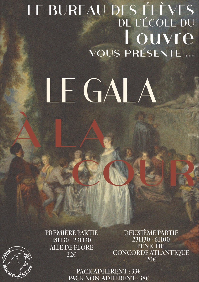 BDE Ecole du Louvre tweet media