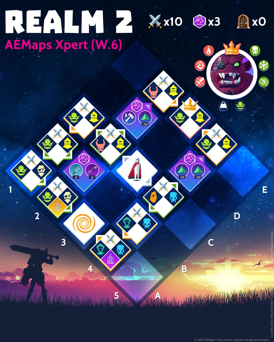 aemylos's tweet photo. AEMaps Xpert - the first batch of week 6.
"Welcome to the jungle!" 🐵🍀

#knighthoodgame #theriftmaps https://t.co/w8hYpoObDg