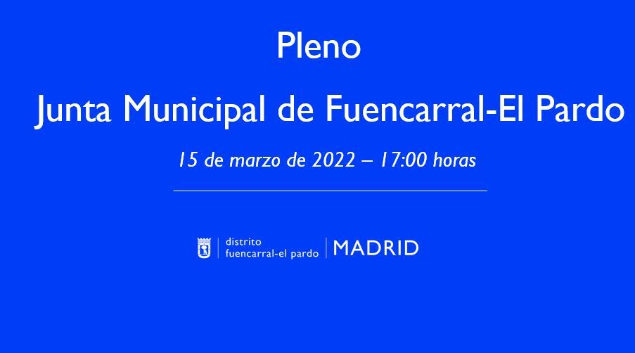 JMDFuencarral's tweet photo. El miércoles, 15 de marzo, a las 17:00 h, en el salón de actos de la @JMDFuencarral  celebraremos la sesión ordinaria del mes de marzo del #PlenoFuencarral

Consulta el orden de día 👉 https://t.co/rbx2OvrNRz https://t.co/5iqFY55G3O