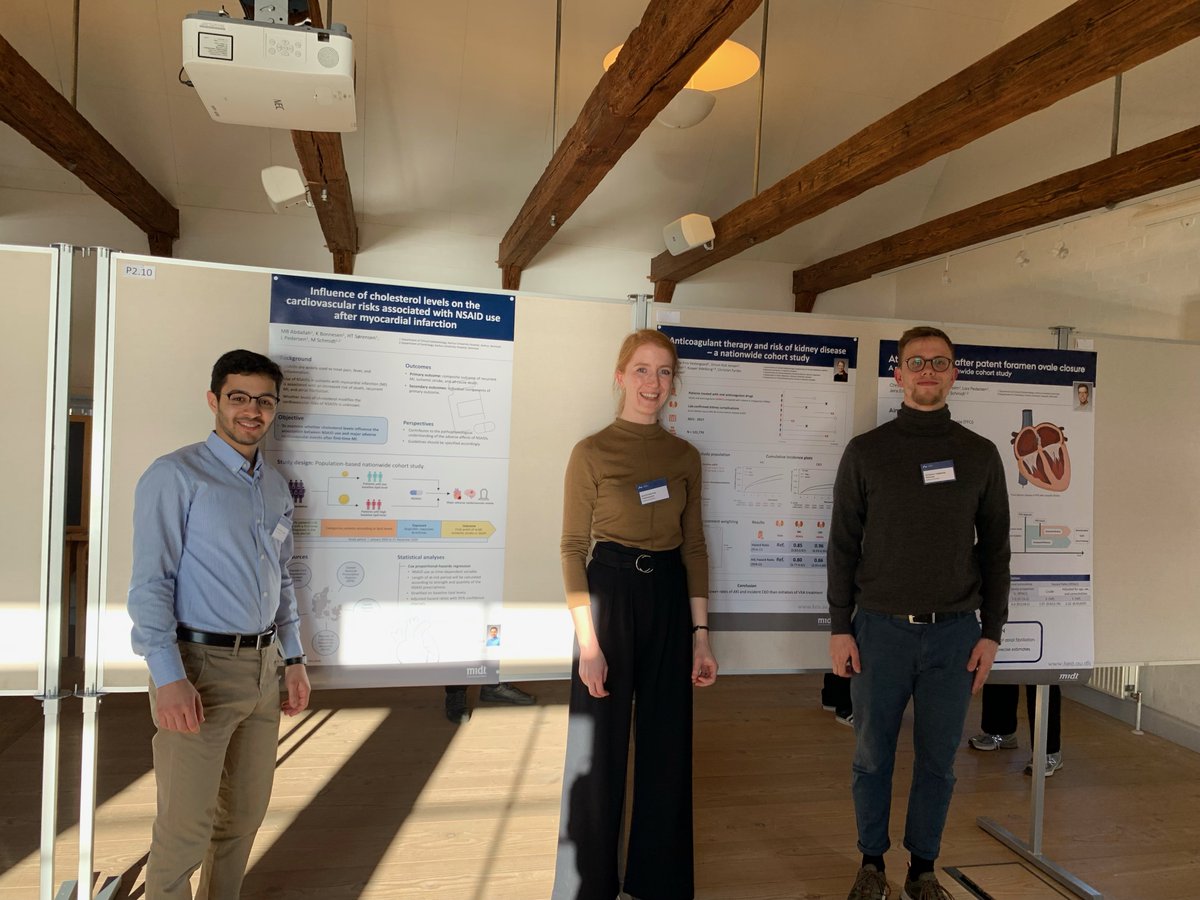 Our amazing research year students had a great time presenting their interesting research at the Annual Meeting for Medical Student Research last weekend. Great work, (from left) Christian, Christina, Mohab, Elisabeth, Kalle, and Ane 🤩 #KMS2022 #AarhusUni