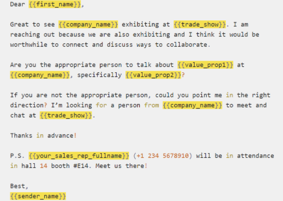 Kickscale's tweet image. #Tradeshows are the perfect way to boost your immune system 🍎🍌 ?!

…. Well, probably not …. 

But , your #SalesPipeline will thank you💰

We have the perfect templates for Reach Out 

kickscale.com/post/best-e-ma…