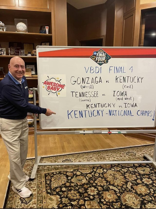 RamblinHarvey's tweet photo. I always liked @DickieV! We got some #PTPers this year with only a couple #DiaperDandys! I like my team’s chances! #BBN https://t.co/TATSIeM8Ix