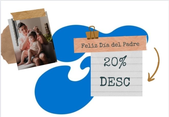 ¿Aún no tienes pensado que regalar por el día del padre? 

¡Regala salud! 

📌 C/ PILAR DE ZARAGOZA 61
📲 623186757