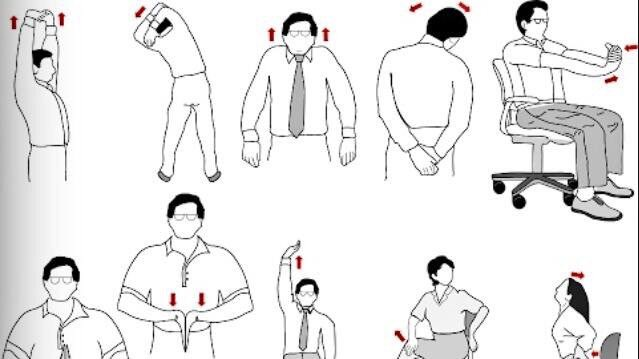 Sitting for too long has a negative impact on both our physical &amp; #mentalhealth. Take a break &amp; try these stretches #selfcare