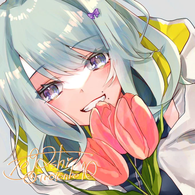 長年私なんぞとお友達を続けて下さっているフォロワーさんを初めてイメージ画に描き起こしてみたという話#オリジナル 