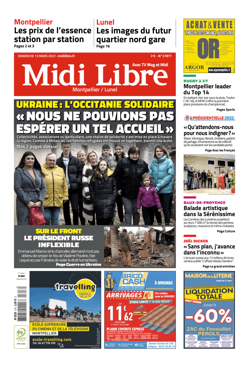HELENIS_Concept's tweet photo. Notre domaine résidentiel, LA MANUFACTURE et la @VilleLunel, à l’honneur dans l’édition du @Midilibre du dimanche 13 mars 2022 ! Merci à @SoujolP, Gaelle Grasset de @SNCFimmobilier et @jp_souche pour cette #interview croisée. #HELENIS #residence #lunel #midilibre #immobilier https://t.co/zARzieVT0e