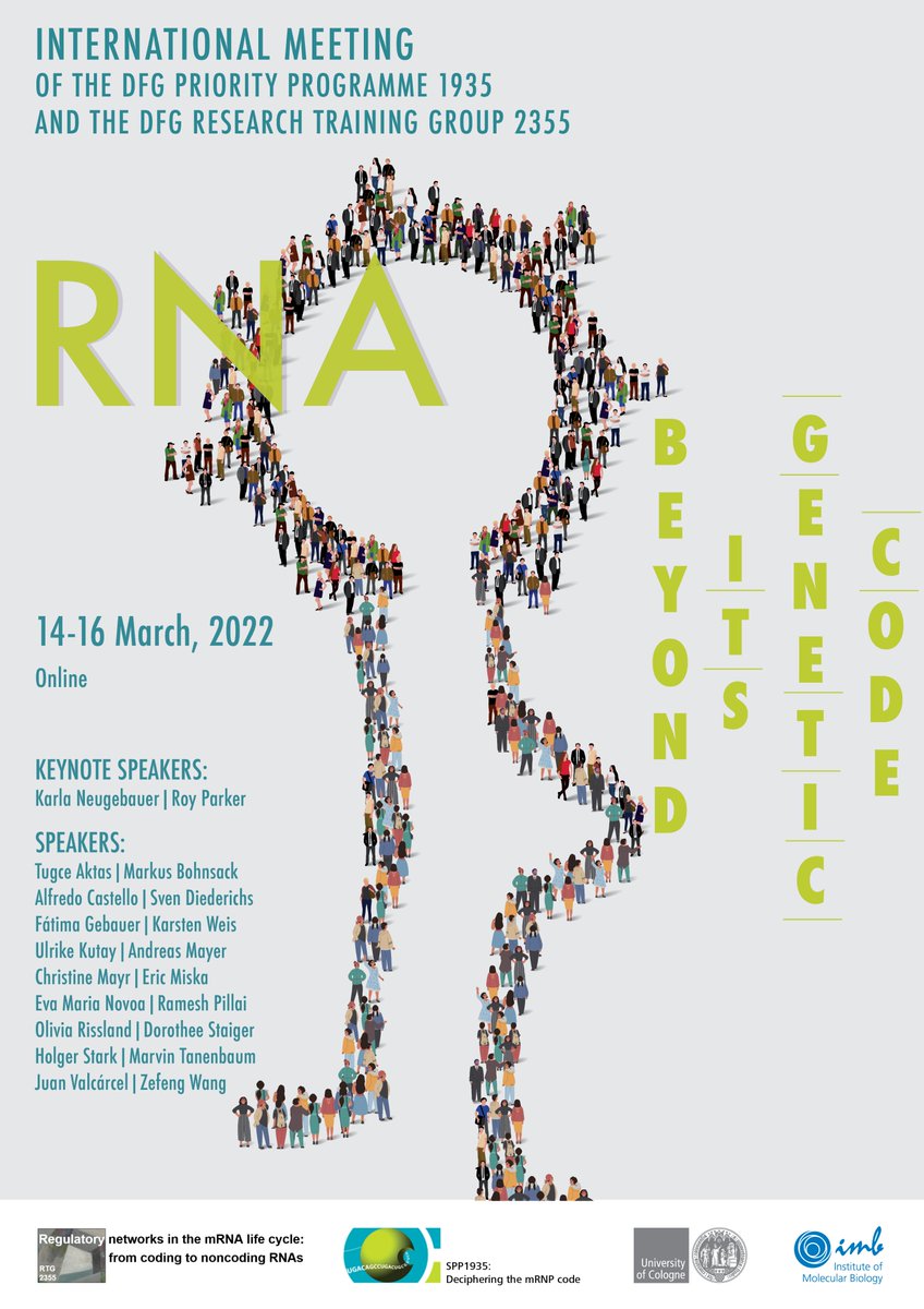 Our international meeting starts today with a line-up of excellent speakers.