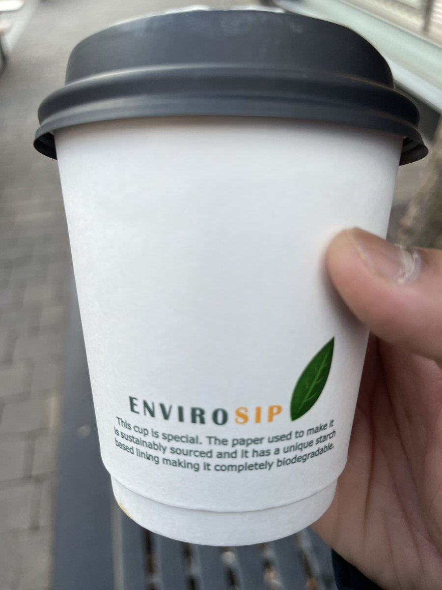 ankitpsri's tweet photo. Sustainable cups at the local coffee shop #oatopia #boxparkwembley https://t.co/9HKcyF2ikO
